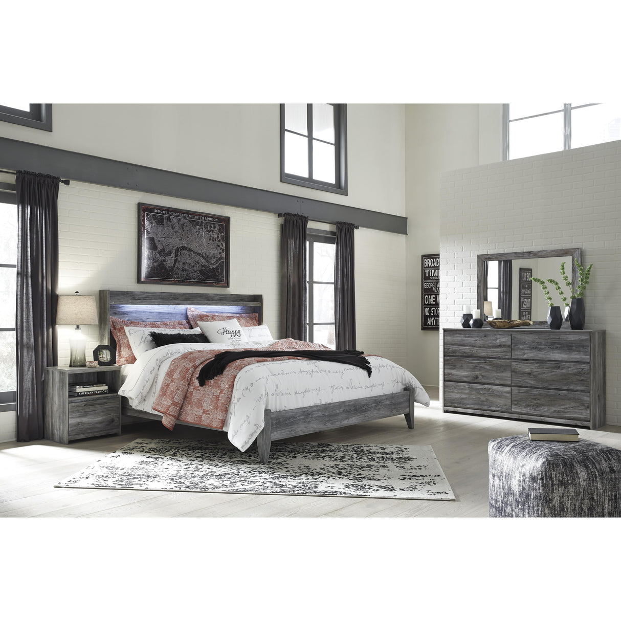 Signature Design by Ashley Baystorm B221B30 Dresser and Mirror IMAGE 6