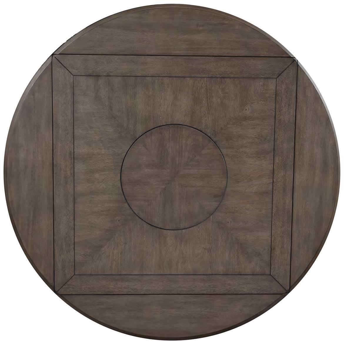 Steve Silver Furniture Abacus CU200 Round Counter Height Drop-Leaf Storage Table IMAGE 4