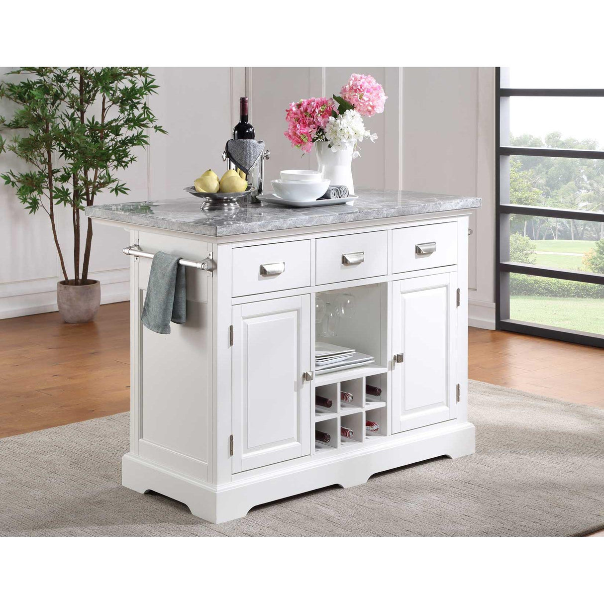 Steve Silver Furniture Zermatt ZR380 Kitchen Island IMAGE 9