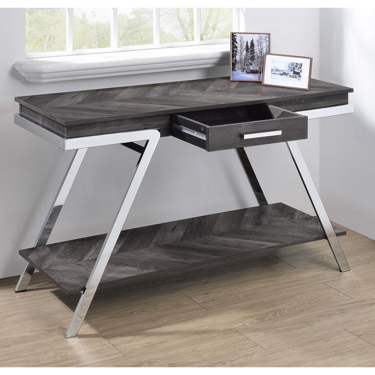 Steve Silver Furniture Roma RO100S Sofa Table IMAGE 4