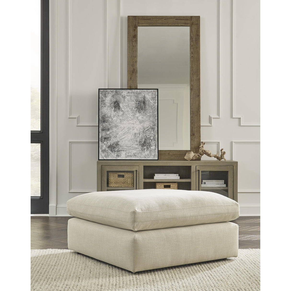 Benchcraft Elyza 1000608 Oversized Accent Ottoman IMAGE 3