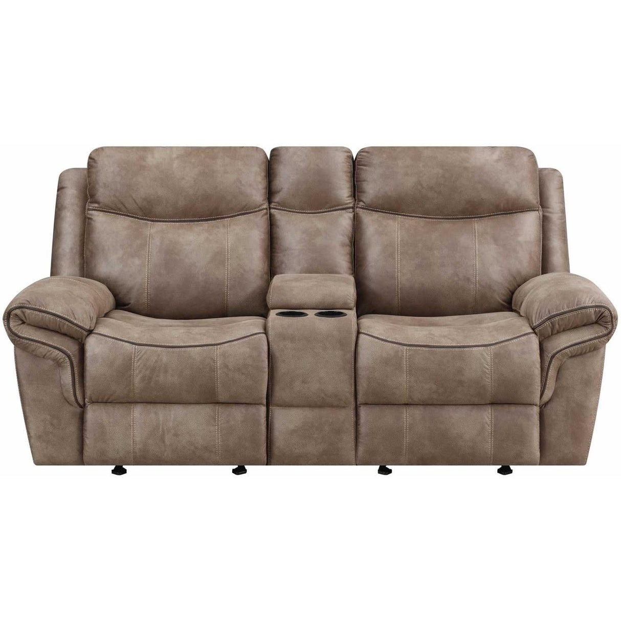 Steve Silver Furniture Nashville NH850CL Glider Recliner Console Loveseat IMAGE 1