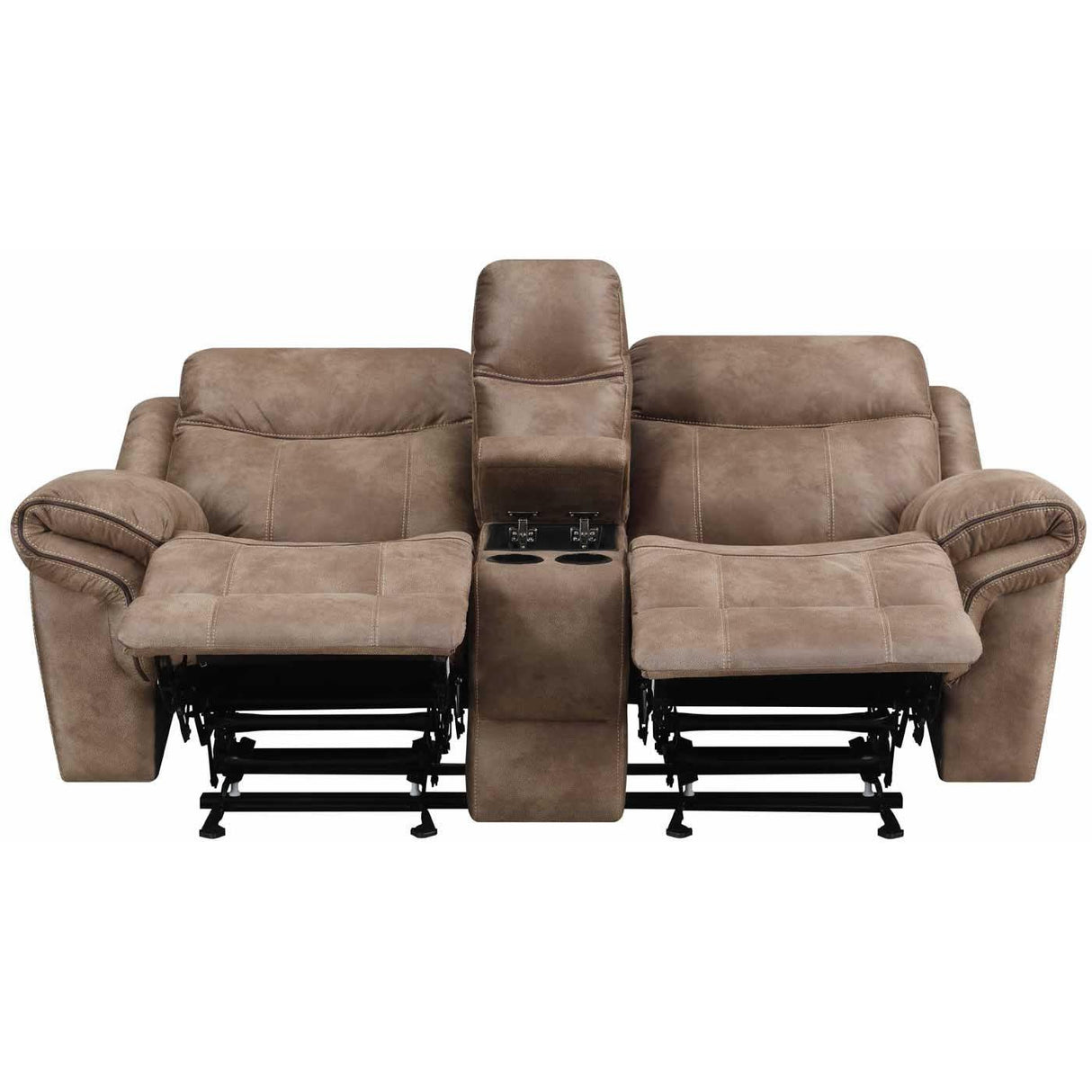 Steve Silver Furniture Nashville NH850CL Glider Recliner Console Loveseat IMAGE 2