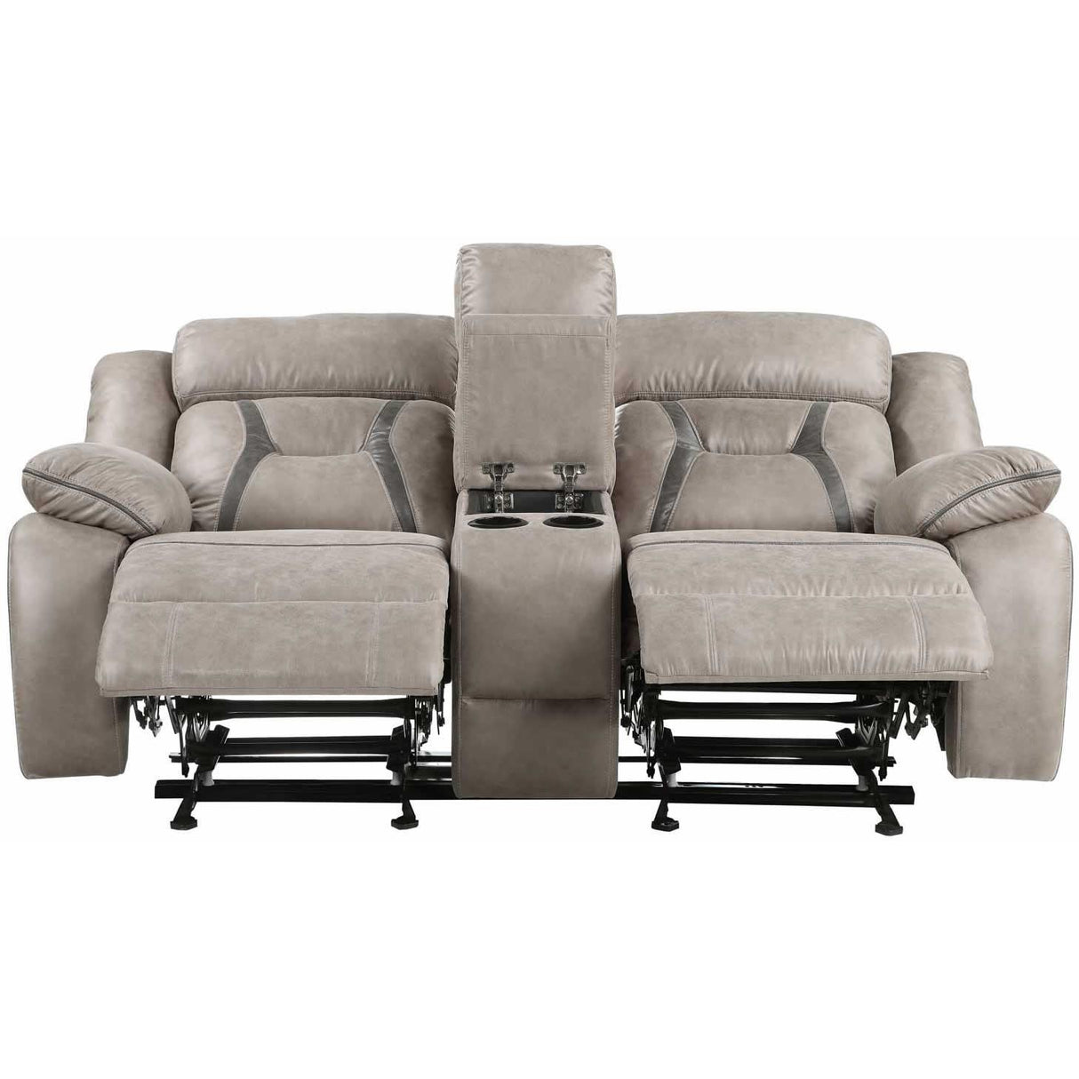 Steve Silver Furniture Tyson TY850CL Reclining Console Loveseat IMAGE 3