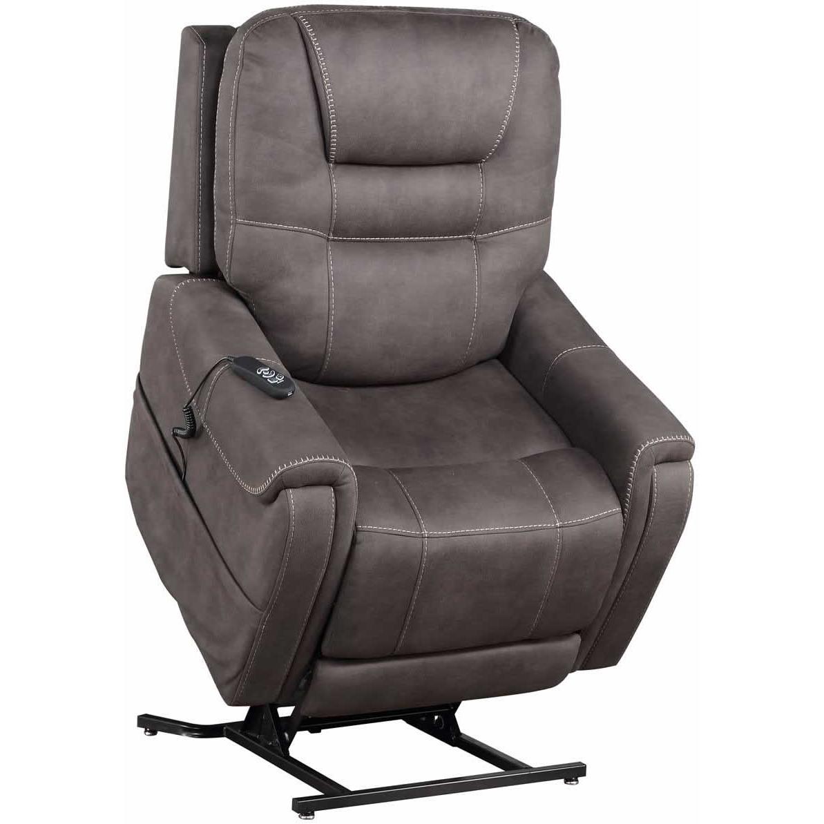 Steve Silver Furniture Brisbane BS850CG Power Lift Chair w/Three Heat Zones - Stone IMAGE 3