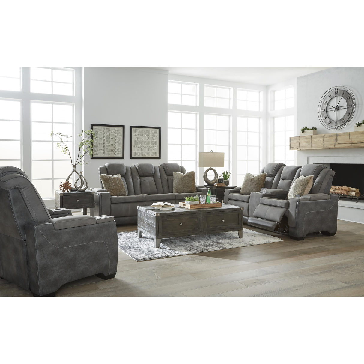 Signature Design by Ashley Next-Gen DuraPella 2200415 Power Reclining Sofa with Adjustable Headrest IMAGE 19