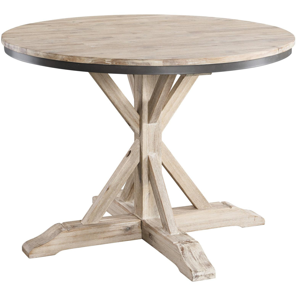 Elements International Callista Round Standard Height Dining Table IMAGE 1