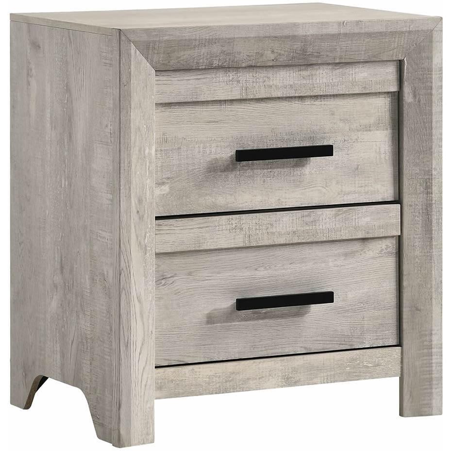 Elements International Ellen EL700NS Nightstand - White IMAGE 1