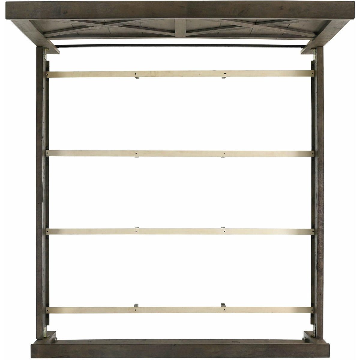 Elements International Maverick King Panel Bed Grey IMAGE 3