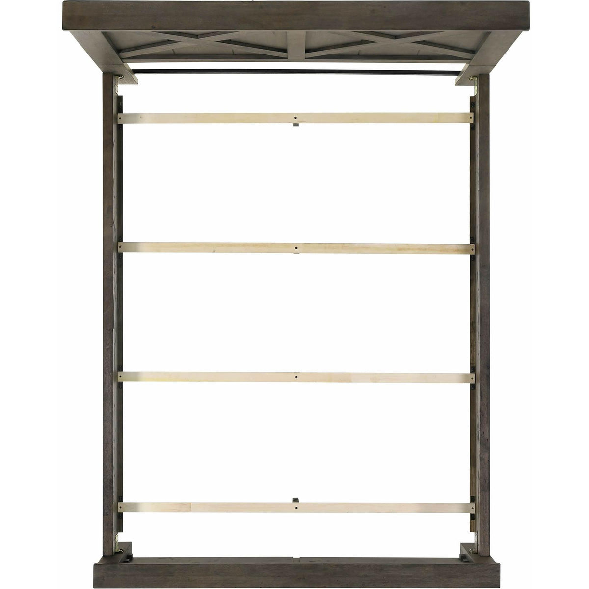 Elements International Maverick Queen Panel Bed Grey IMAGE 3