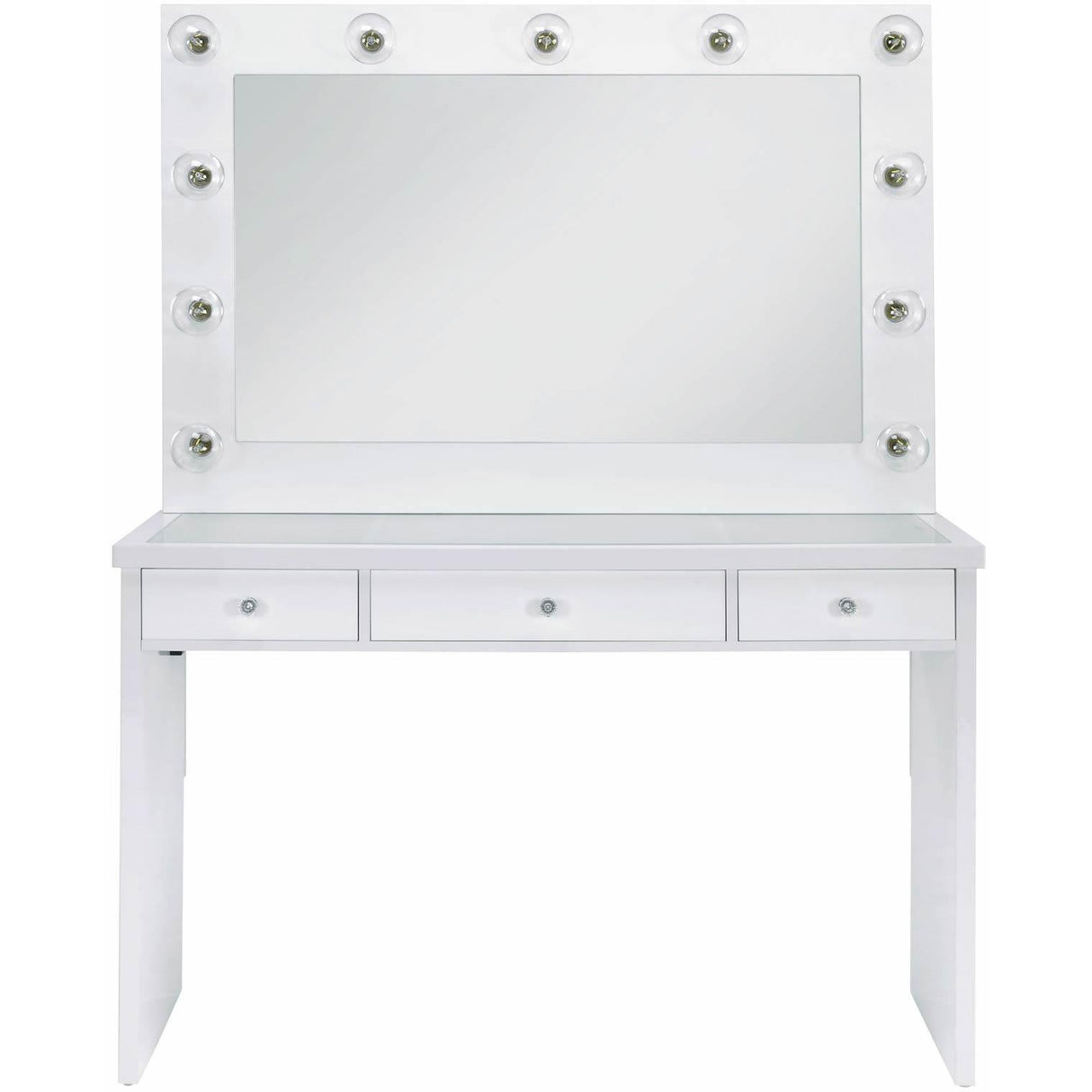 Elements International Ariana Complete Vanity with Lightbulbs IMAGE 2