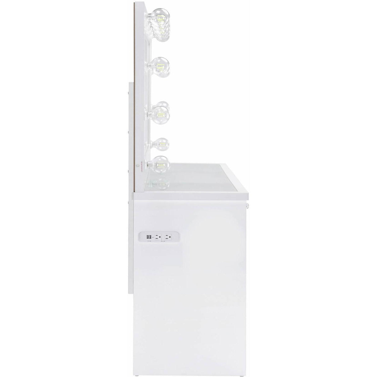 Elements International Ariana Complete Vanity with Lightbulbs IMAGE 3