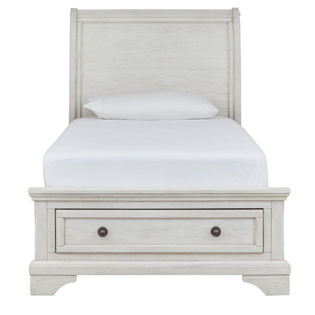 Signature Design by Ashley Robbinsdale B742B12 Twin Sleigh Storage Bed IMAGE 2