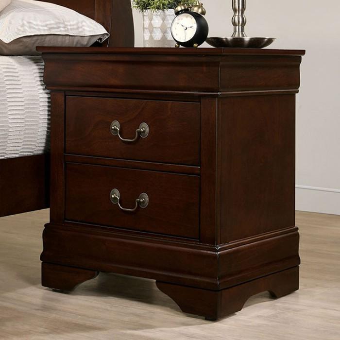 Furniture of America Louis Philippe 2-Drawer Nightstand CM7966CH-N IMAGE 1