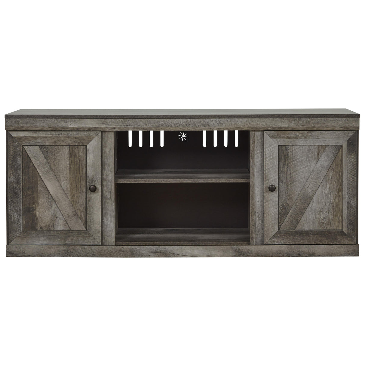Signature Design by Ashley Wynnlow EW0440-268 Large TV Stand with Fireplace Option IMAGE 3