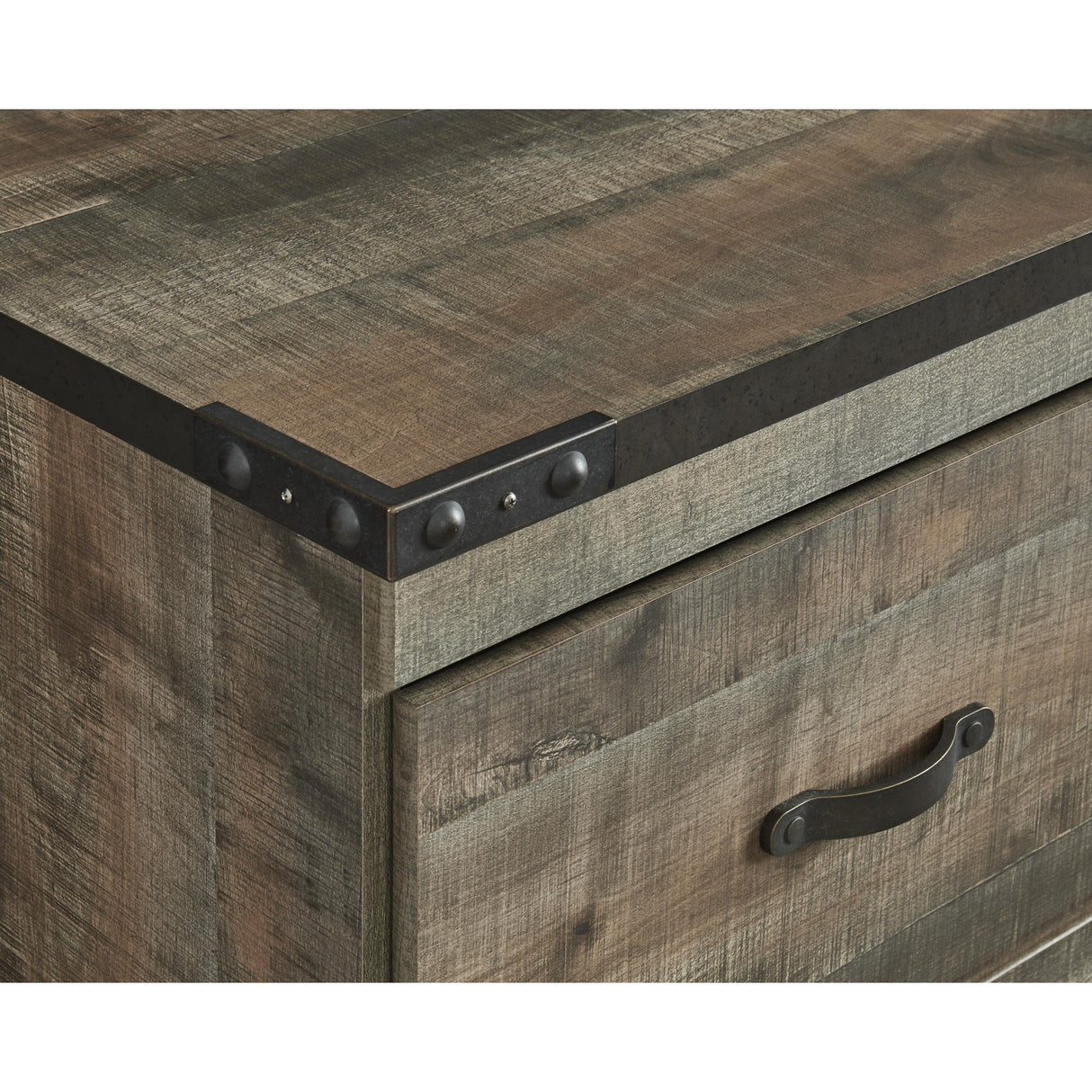 Signature Design by Ashley Trinell EW0446-268 Large TV Stand with Fireplace Option IMAGE 7