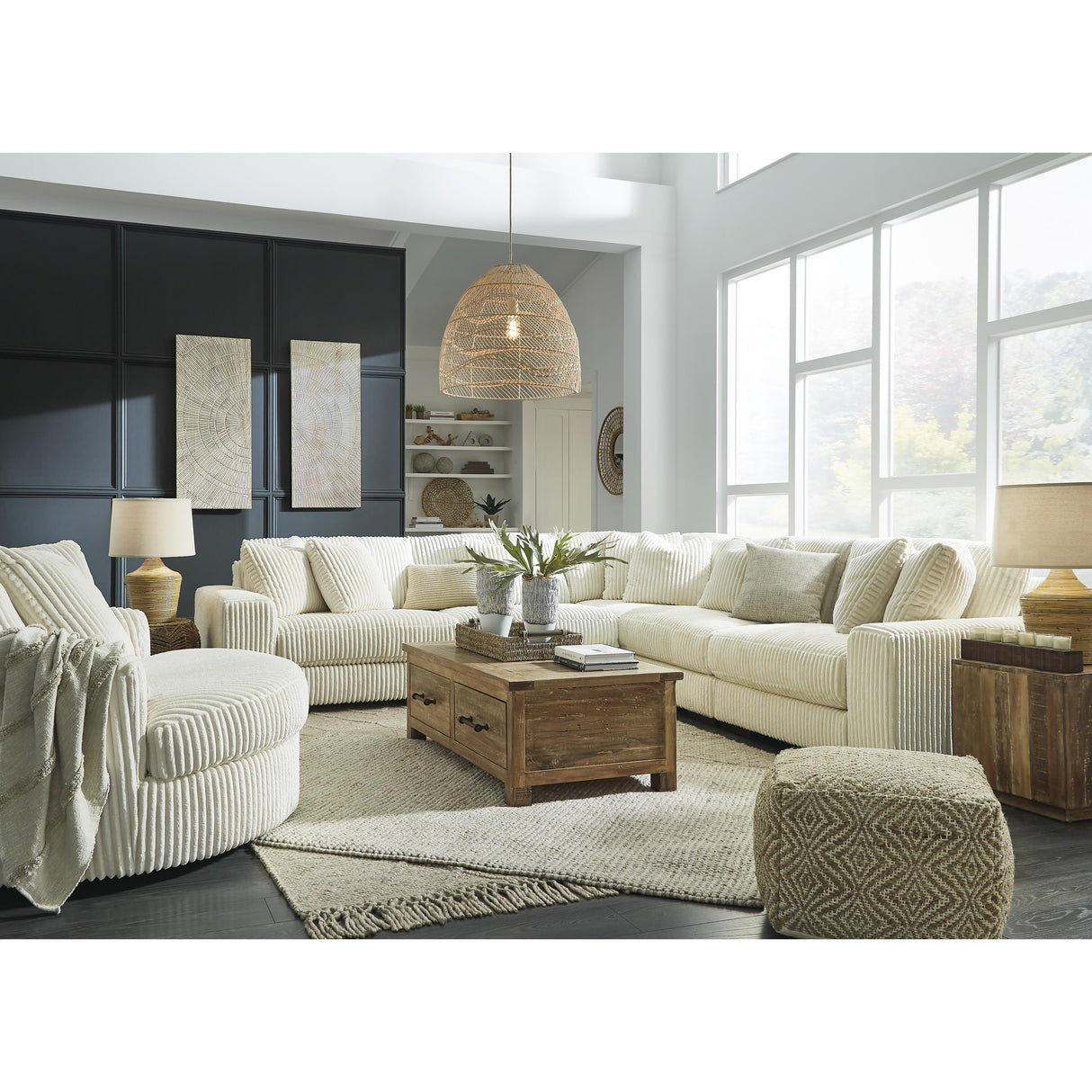 Signature Design by Ashley Lindyn 2110421 Oversized Swivel Accent Chair IMAGE 18