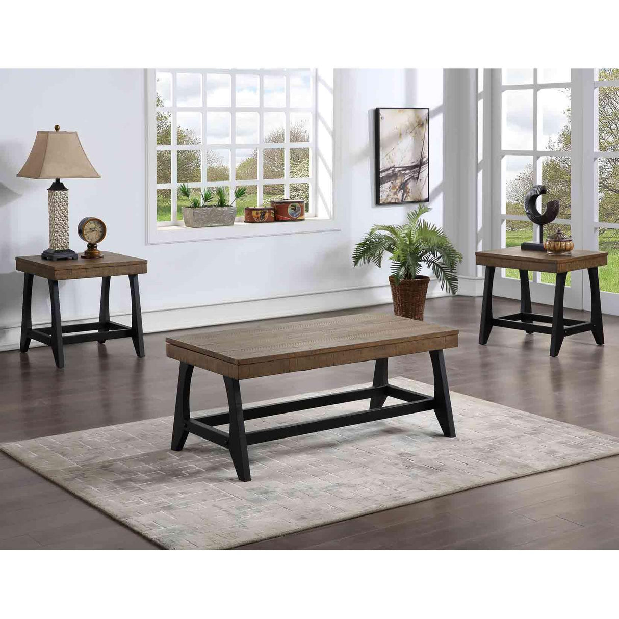 Steve Silver Furniture Ralston RN1503PC 3pc Occasional Table Set IMAGE 1
