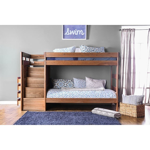 Furniture of America Ampelios AM-BK102-BED-SLAT Twin/Twin Bunk Bed IMAGE 4