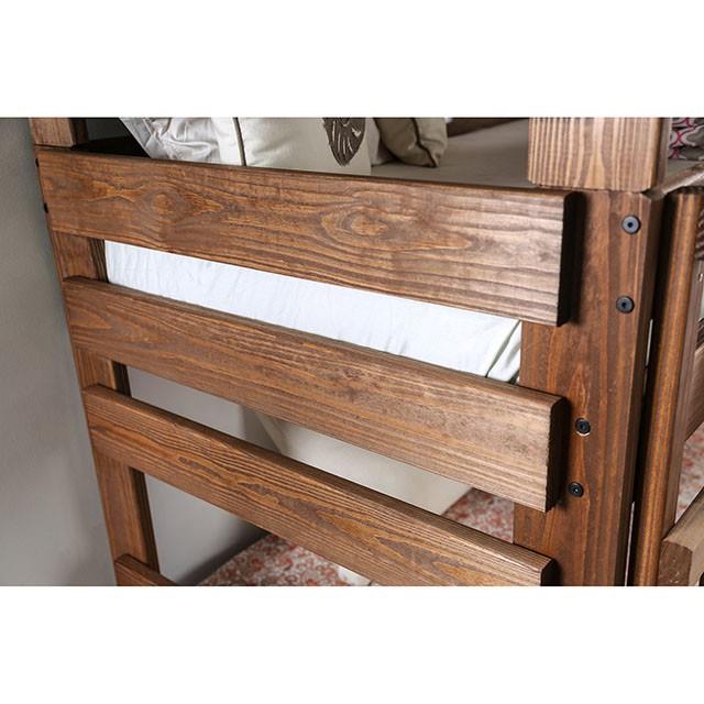 Furniture of America Pollyanna AM-BK500-BED-SLAT Twin Triple Decker Bed IMAGE 2
