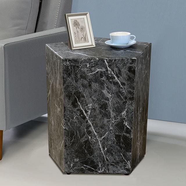 Furniture of America Anuja CM-AC300BK-3A Side Table IMAGE 1