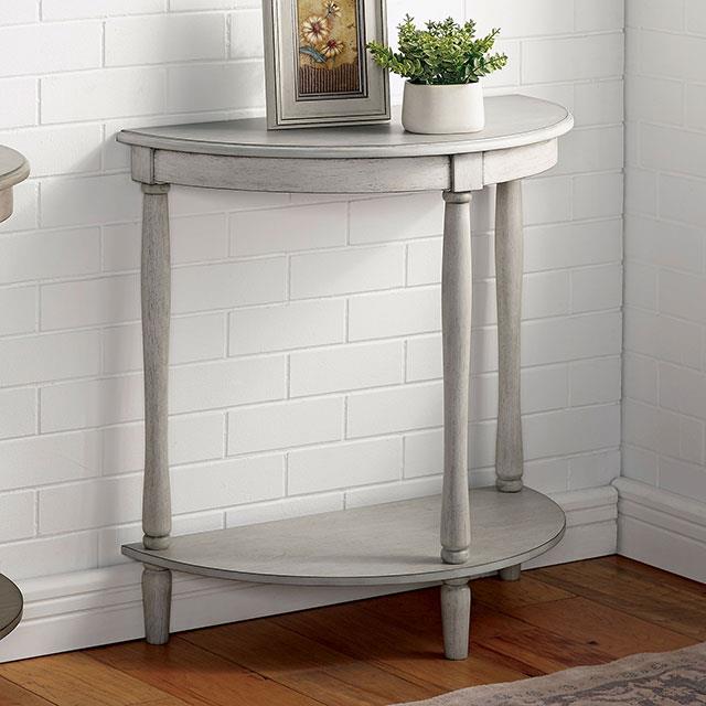 Furniture of America Menton End Table CM-AC362WH IMAGE 1