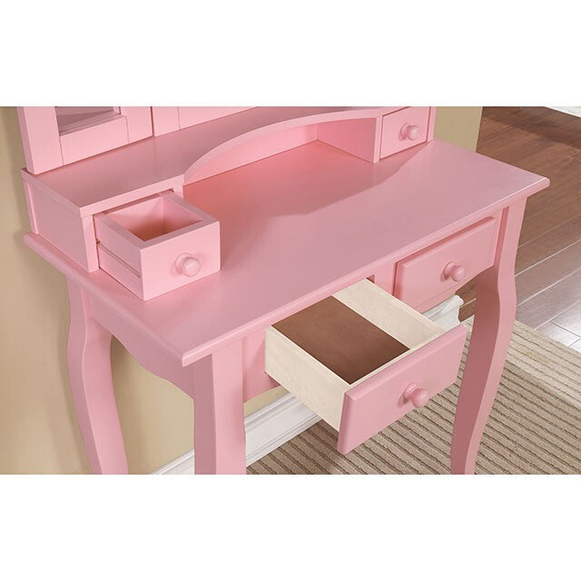 Furniture of America Janelle Vanity Set CM-DK6846PK IMAGE 2