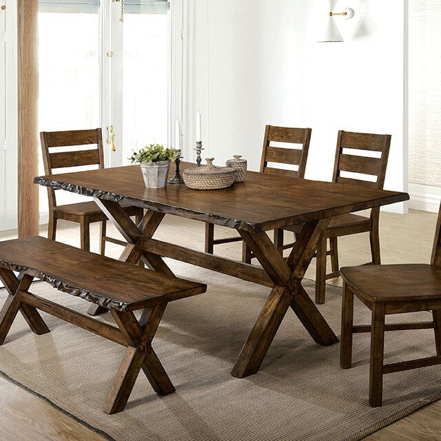 Furniture of America Woodworth Dining Table CM3114T IMAGE 2