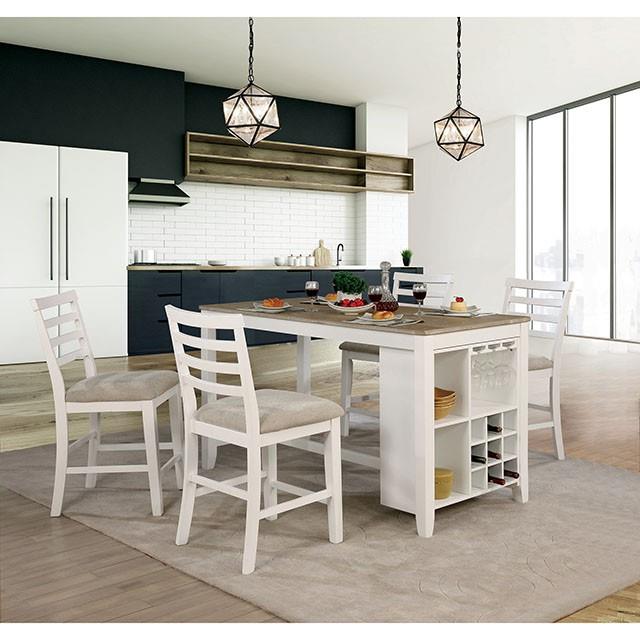 Furniture of America Kiana CM3156PC-2PK Counter Ht. Chair (2/Ctn) IMAGE 2