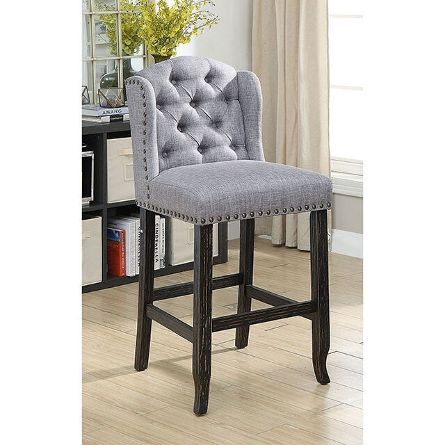 Furniture of America Sania Dining Chair CM3324BK-LG-BCW-2PK IMAGE 2