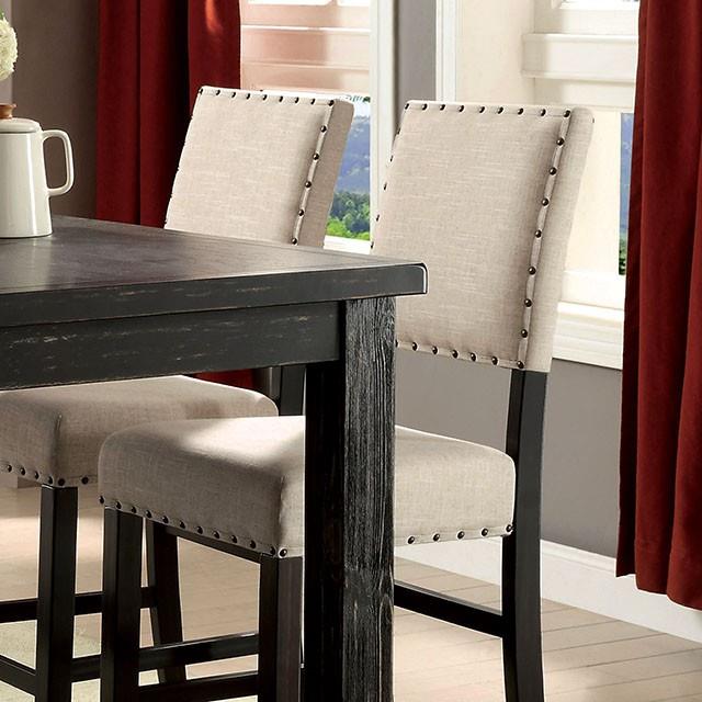 Furniture of America Sania CM3324BK-PT-54-VN Counter Ht. Table IMAGE 4