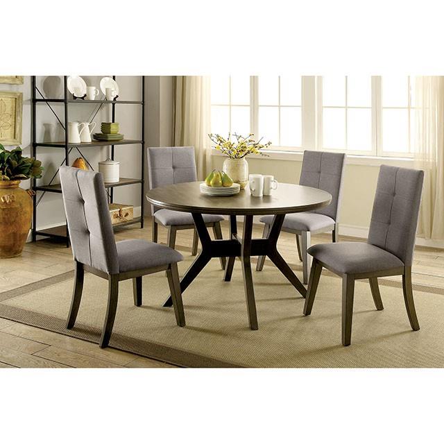 Furniture of America Abelone CM3354GY-RT-VN Round Table IMAGE 1