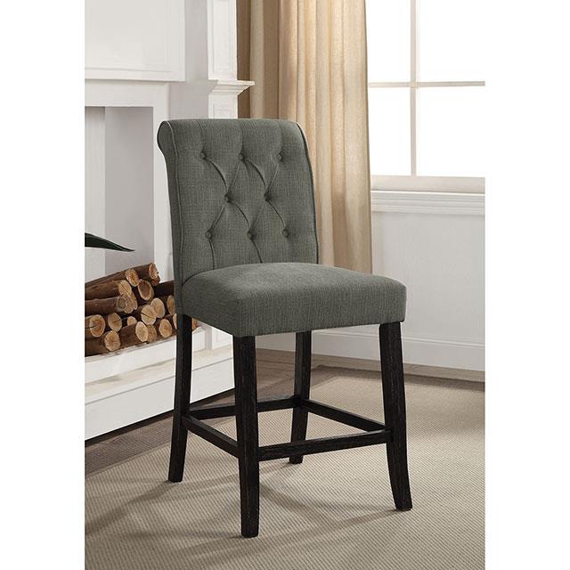Furniture of America Izzy CM3564GY-PC-2PK Counter Ht. Chair (2/Ctn) IMAGE 3