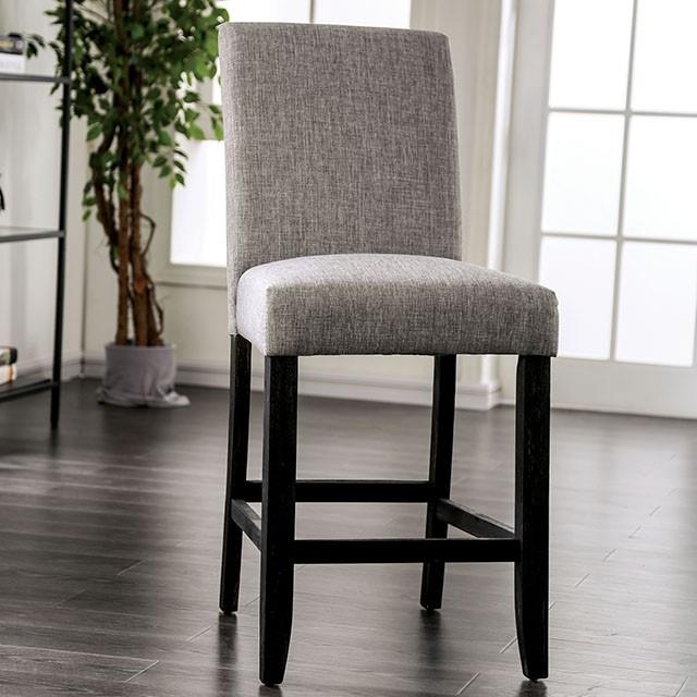 Furniture of America Brule CM3736LG-PC-2PK Counter Ht. Side Chair (2/Ctn) IMAGE 1