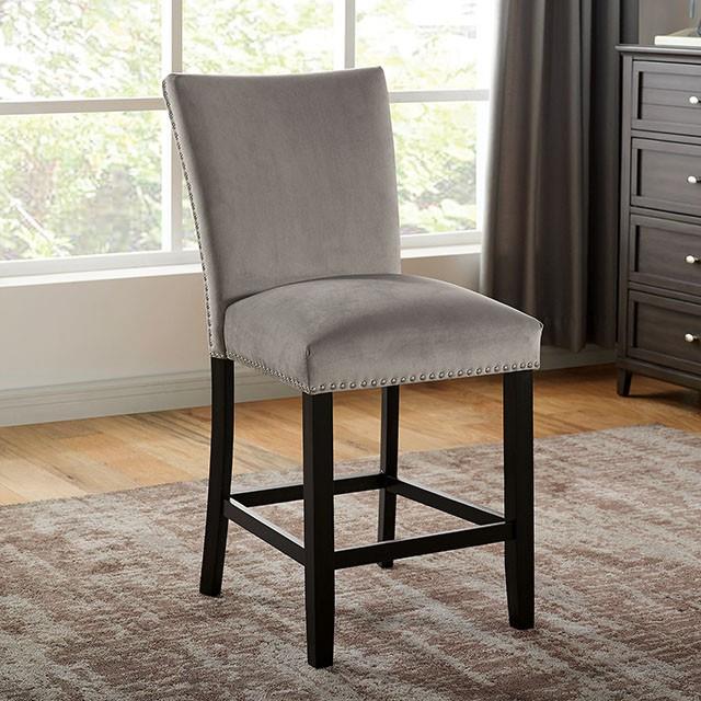 Furniture of America Kian CM3744GY-PC-2PK Counter Ht. Chair (2/Ctn) IMAGE 1