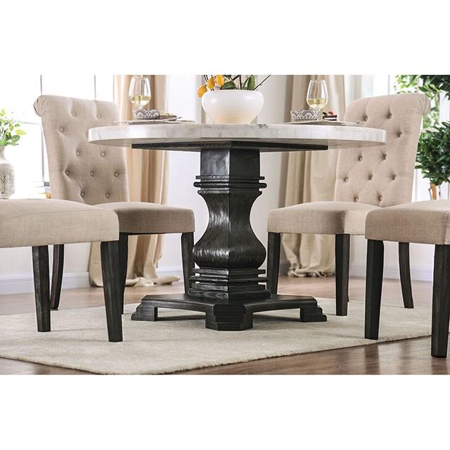 Furniture of America Elfredo CM3755RT-TABLE Round Table IMAGE 2
