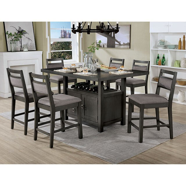Furniture of America Vicky Counter Height Dining Table CM3794PT-TABLE IMAGE 2