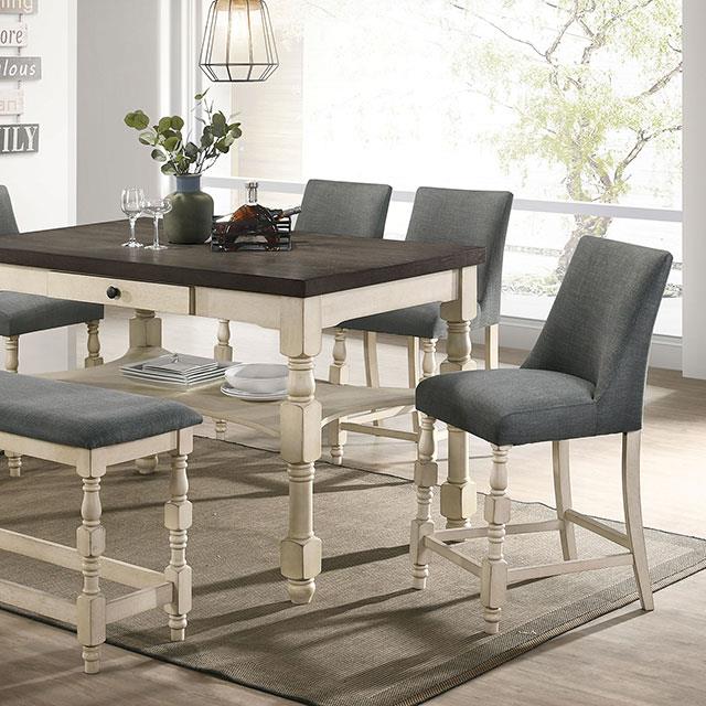 Furniture of America Plymouth CM3979PT Counter Ht. Table IMAGE 1