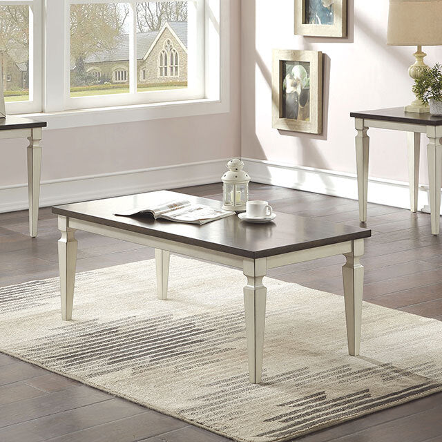 Furniture of America Monmouth Occasional Table Set CM4388BW-3PK IMAGE 1