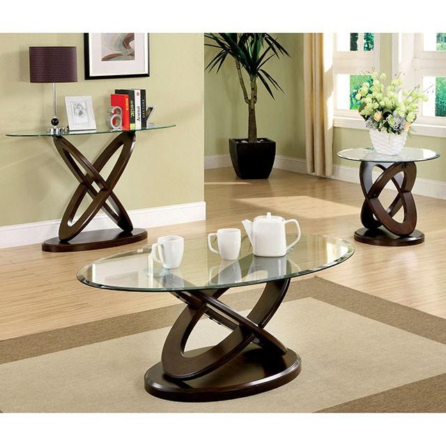 Furniture of America Atwood CM4401E Round End Table IMAGE 2