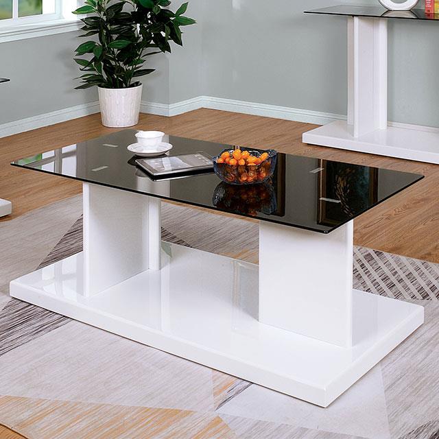 Furniture of America Mannedorf CM4567WH-C Coffee Table IMAGE 1