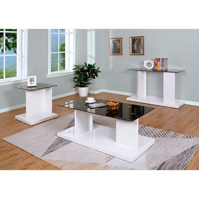 Furniture of America Mannedorf CM4567WH-C Coffee Table IMAGE 2