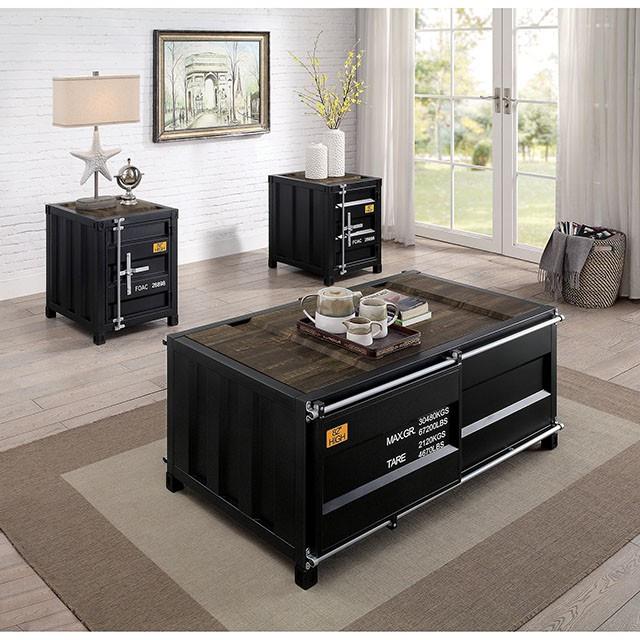 Furniture of America Dicargo Coffee Table CM4789BK-C IMAGE 2