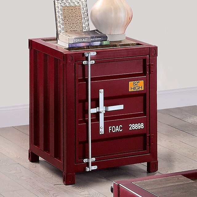 Furniture of America Dicargo CM4789RD-E End Table IMAGE 1