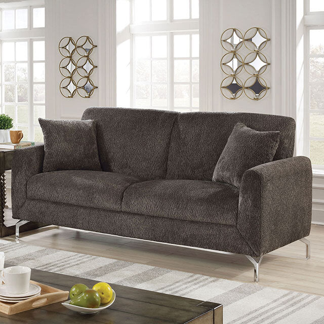 Furniture of America Lauritz Stationary Sofa CM6088DG-SF IMAGE 1