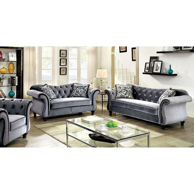 Furniture of America Jolanda CM6159GY-CH-VN Chair IMAGE 1