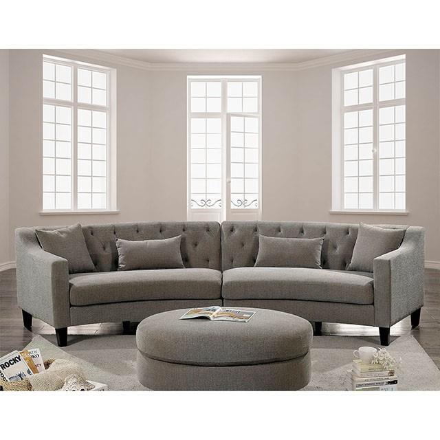 Furniture of America Sarin Fabric Ottoman CM6370-OT IMAGE 2