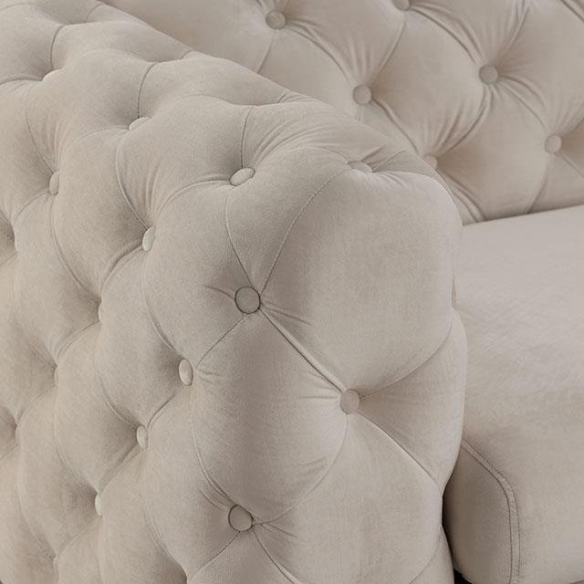 Furniture of America Sapphira CM6498BG-CH-PK Chair IMAGE 3