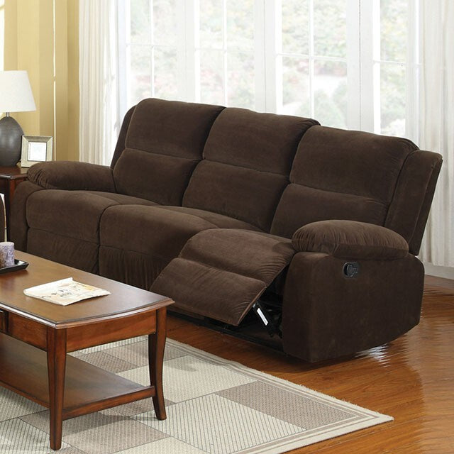 Furniture of America Haven Reclining Fabric Sofa CM6554-S IMAGE 1