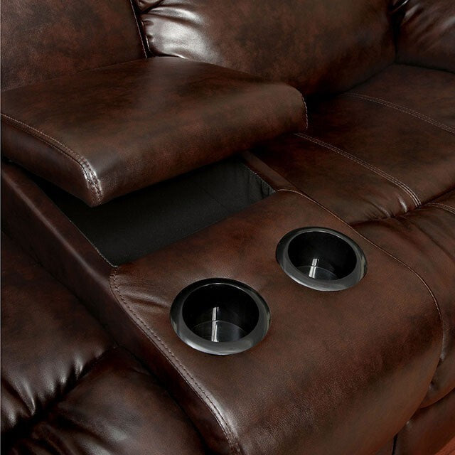 Furniture of America Winslow CM6556L-CT Love Seat w/ Center Console IMAGE 3